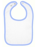 Rabbit Skins 1003 Infant Contrast Trim Terry Bib Front Thumbnail