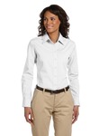 Harriton M510W Ladies' 3.1 oz. Essential Poplin Front Thumbnail