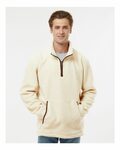 boxercraft bm8510 men's everest pile fleece half-zip pullover Front Thumbnail