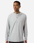 HUK H1200668 Men's Atoll Half-Zip Hooded Pullover Front Thumbnail