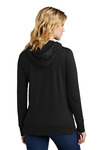 district dt673 women's featherweight french terry ™ full-zip hoodie Back Thumbnail