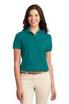 Port Authority L500 Ladies Silk Touch™ Polo Front Thumbnail