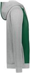 augusta sportswear 6865 three-season fleece pullover hoodie Side Thumbnail