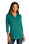 Port Authority LK5601 Ladies Luxe Knit Tunic Front Thumbnail