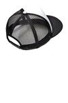 District DT624 Flat Bill Snapback Trucker Cap Back Thumbnail