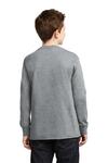 Port & Company PC54YLS Youth Long Sleeve Core Cotton Tee Back Thumbnail