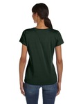Fruit of the Loom L3930R Ladies HD Cotton ™ 100% Cotton T-Shirt Back Thumbnail