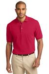 port authority k420 heavyweight cotton pique polo Front Thumbnail