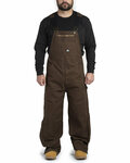 berne b1068 acre unlined washed bib overall Front Thumbnail