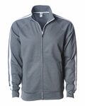 Independent Trading Co. EXP70PTZ Unisex Poly-Tech Full-Zip Track Jacket Front Thumbnail