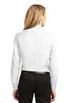port authority l608 ladies long sleeve easy care shirt Back Thumbnail