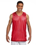 a4 nf1270 men's reversible mesh tank Front Thumbnail