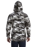 code five 3969 men's camo pullover hoodie Back Thumbnail
