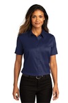 Port Authority LW809 Ladies Short Sleeve SuperPro ™ React ™ Twill Shirt Front Thumbnail