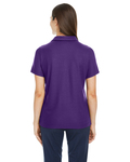 core365 ce112w ladies' fusion chromasoft™ pique polo Back Thumbnail