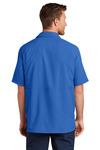 port authority w961 short sleeve uv daybreak shirt Back Thumbnail