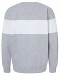 J America 8646JA Unisex Varisity Fleece Crew Back Thumbnail