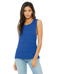 Bella + Canvas B8803 Women's Flowy Scoop Muscle Tank Front Thumbnail