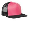 District DT624 Flat Bill Snapback Trucker Cap Front Thumbnail
