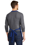 port authority a510 medium-length apron with pouch pockets Back Thumbnail