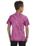 Tie-Dye CD101Y Youth 5.4 oz. 100% Cotton Spider T-Shirt Back Thumbnail