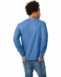 Hanes 5586 Authentic-T ® 100% Cotton Long Sleeve T-Shirt Back Thumbnail