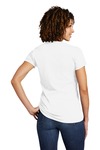 Allmade AL2018 Women's Tri-Blend V-Neck Tee Back Thumbnail