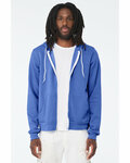 Bella + Canvas 3739 Unisex Sponge Fleece Full-Zip Hooded Sweatshirt Front Thumbnail