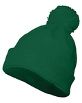 augusta sportswear 6816 pom beanie Front Thumbnail