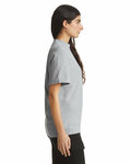 american apparel 1pq unisex mockneck pique t-shirt Side Thumbnail