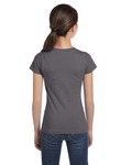 LAT 2616 Girls' Fine Jersey T-Shirt Back Thumbnail