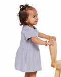 Rabbit Skins RS5330 Infant Fine Jersey Dress Side Thumbnail