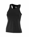 augusta sportswear as1202 ladies poly/spandex solid racerback tank Front Thumbnail