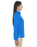 devon & jones dp610w ladies' perfect fit™ half-placket tunic top Side Thumbnail
