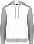 augusta sportswear 6899 three-season fleece full zip hoodie Front Thumbnail