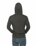 lane seven ls13001 unisex french terry pullover hooded sweatshirt Back Thumbnail