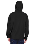 north end 88166 men's prospect two-layer fleece bonded soft shell hooded jacket Back Thumbnail