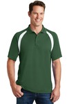 sport-tek t476 dry zone ® colorblock raglan polo Front Thumbnail