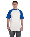 augusta sportswear 423 baseball short sleeve tee 2.0 Front Thumbnail