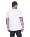 startee st2431 men's cvc ringer t-shirt Back Thumbnail