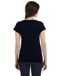 Gildan G64VL Softstyle ® Women's Fit V-Neck T-Shirt Back Thumbnail