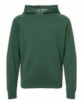 Independent Trading Co. PRM15YSB Youth Special Blend Raglan Hooded Sweatshirt Front Thumbnail