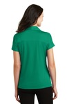 port authority l575 ladies crossover raglan polo Back Thumbnail