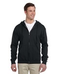 jerzees 993 nublend ® full-zip hooded sweatshirt Front Thumbnail