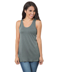 bayside ba9600 ladies' 4.2 oz., triblend racerback tank top Front Thumbnail