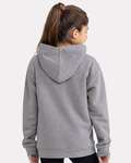 next level 9113 youth fleece pullover hooded sweatshirt Back Thumbnail