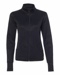 independent trading co. exp60paz women's poly-tech full-zip track jacket Front Thumbnail