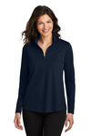 Port Authority LK112 Ladies Dry Zone ® UV Micro-Mesh 1/4-Zip Front Thumbnail
