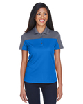CORE365 CE101W Ladies' Balance Colorblock Performance Piqué Polo Front Thumbnail