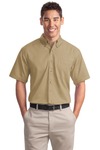 Port Authority S500T Short Sleeve Twill Shirt Front Thumbnail